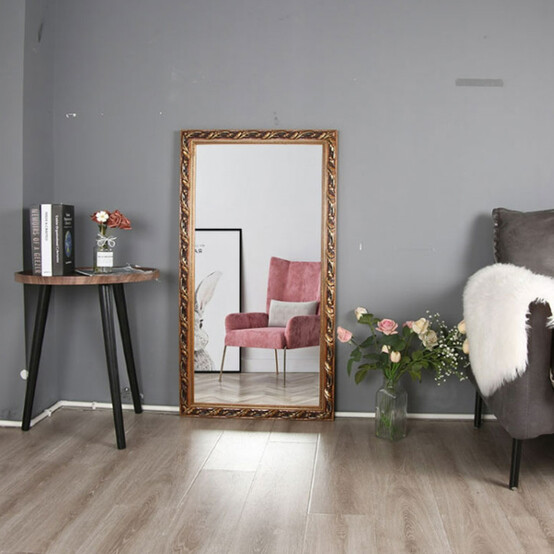 Зеркало в багетной раме прямоугольное 60*120 см (10) 5778J-60*120 КРАТНО 2