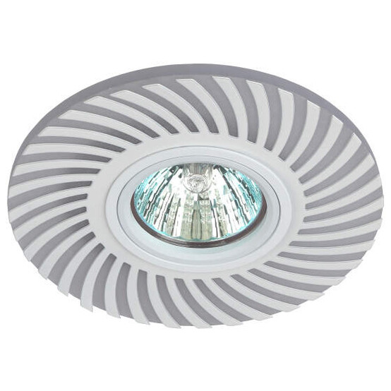 Светильник DK LD32 WH  ЭРА декор cо светодиодной подсветкой MR16, 220V, max 11W, белый