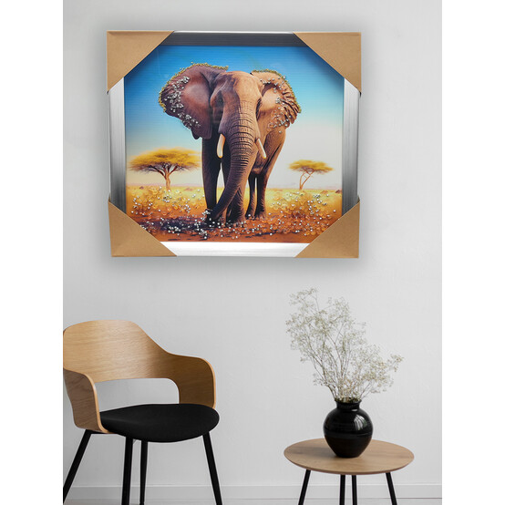 Картина 40*40 см  "Африканский слон" Baizheng (1/25)