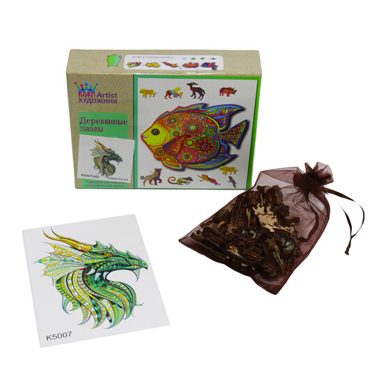 Пазлы деревянные 21*14,8 см A5 Конь Baizheng (1/1)
