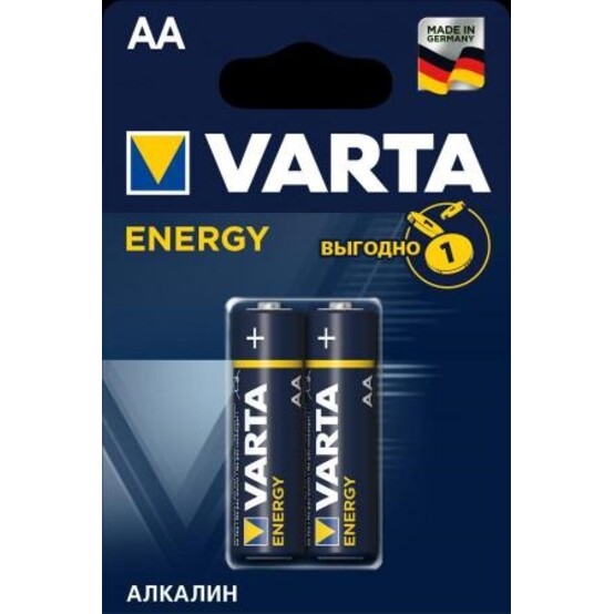 Элементы питания VARTA ENERGY AA 2*BL (40/200)(рус.) 1 шт