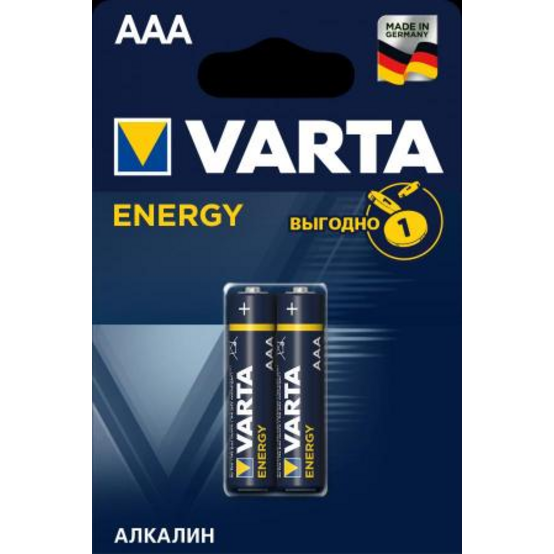 Элементы питания VARTA ENERGY AAA 2*BL (20/100)(рус.)