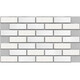 Панель стеновая ПВХ кирпич крит 0,98х0,49м (10)
