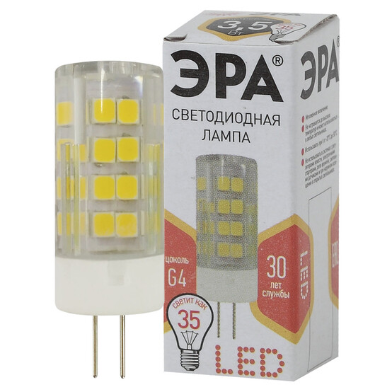 Лампа светодиодная Эра LED JC-3,5W-220V-CER-827