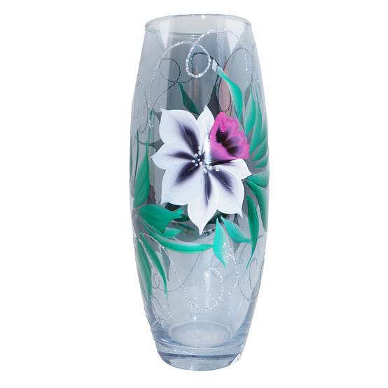 Ваза стеклянная для цветов h 260 мм Флавия FLORA Gid Glass (1/8)