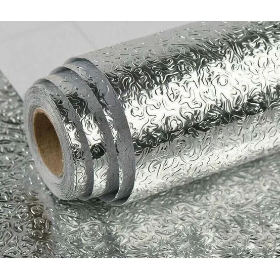 Пленка алюминиевая самоклеящаяся 61 см*5 м металлик рисунок узор Baizheng (1/56)