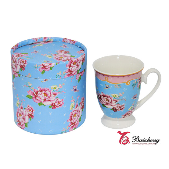 Кружка "Flowers" в подарочной коробке H011 Кружка "Flowers" в подарочной коробке H011