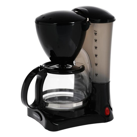 Кофеварка 550 Вт 0,6 л черная HomeStar (1/8)