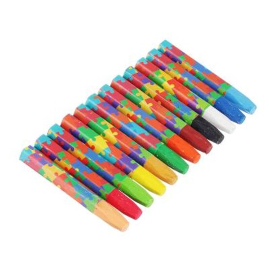 Восковые карандаши, масляная пастель, 12 цветов