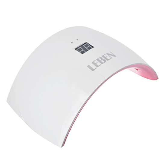 LEBEN UV лампа для сушки ногтей, 36 Вт, 15 LED, таймер до 99 сек, 220-240 В, пластик LEBEN UV лампа для сушки ногтей, 36 Вт, 15 LED, таймер до 99 сек, 220-240 В, пластик