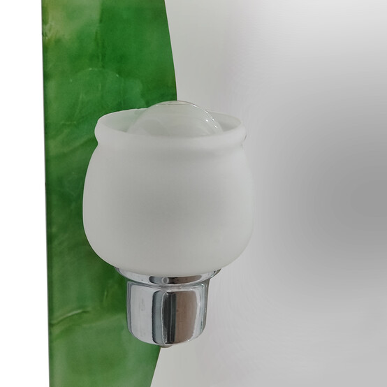 Зеркало FRAP F652-46 70х50 2 светил., полочка (+1кор)