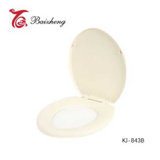 Сиденье пластиковое для унитаза 44*35*3,5 см жесткое белый Baizheng (1/1)