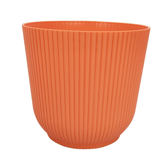 Горшок пластиковый 2 л 14*12,8 см коралловый Baizheng (1/120)