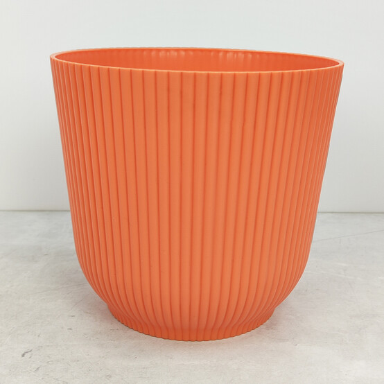 Горшок пластиковый 3 л 18*16,5 см коралловый Baizheng (1/80)