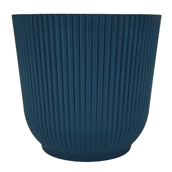 Горшок пластиковый 3 л 18*16,5 см синий Baizheng (1/80)