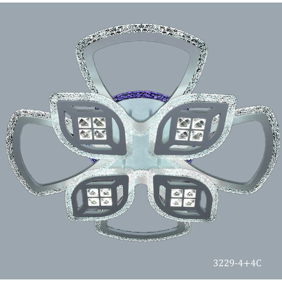 Люстра LED 3229-4+4C Люстра LED 3229-4+4C