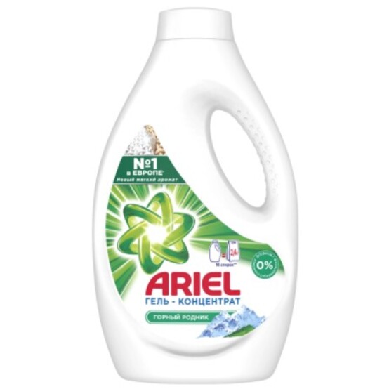 ARIEL СМС гель для стирки Горный родник 1л. ARIEL СМС гель для стирки Горный родник 1л.