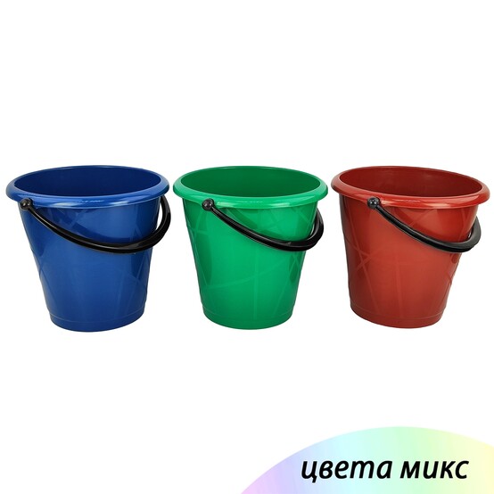 Ведро пластиковое  7 л колор Ангарск (1/5)