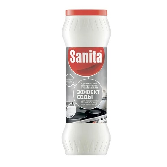 SANITA Порошок чистящий Эффект соды 400гр. /1793 SANITA Порошок чистящий Эффект соды 400гр. /1793