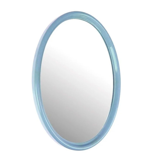 Зеркало в пластиковом обрамлении 43,3*58,3 см овальное светло-голубой Соната Berossi (1/5)