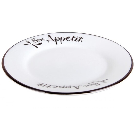 Тарелка керамическая десертная 18 см Bon Appetit Коралл (6/80)