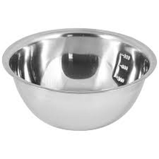 Миска нерж сталь 1500 мл 20*7,7 см толщина 0,3 мм зеркальная Bowl-Roll-20 Mallony (1/200)