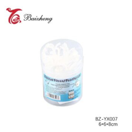 Зубная нить 6*6*8 см 50 шт BZ-YX007 Baizheng (1/360)