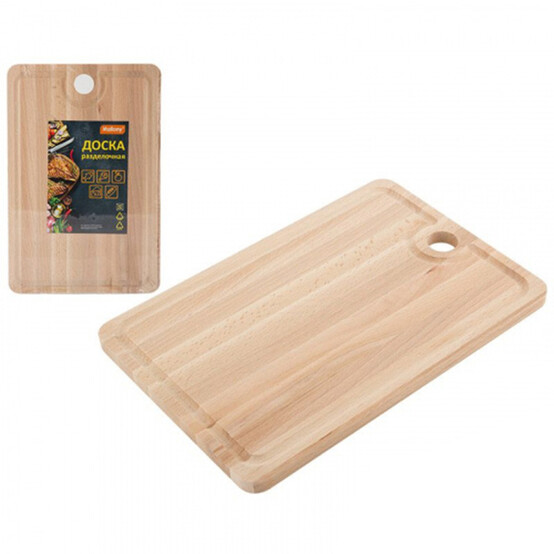 Доска буковая разделочная 20*30*1,2 см FAGGIO-4 Mallony (1/20)