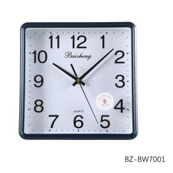 Часы пластиковые настенные 23,6 см BZ-BW7001 Классика Baizheng (1/30)