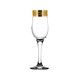 EAV08-160 Набор - Бокалы для шампанского 6 шт с узором "Версаче"