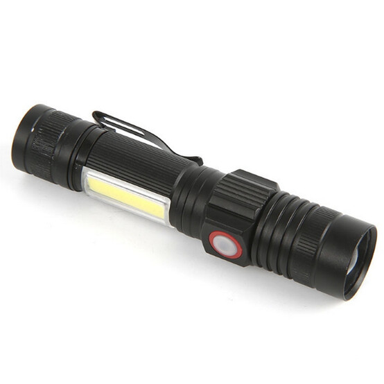 Фонарь ручной 2 led черный Baizheng (1/200)