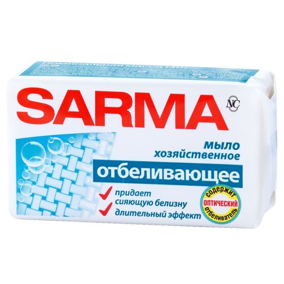 Мыло хоз.САРМА с отбеливающим эффектом 140гр. /11149 НК Мыло хоз.САРМА с отбеливающим эффектом 140гр. /11149 НК