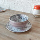 Салатник фарфоровый 14 см 650 мл Ofelia pink Коралл