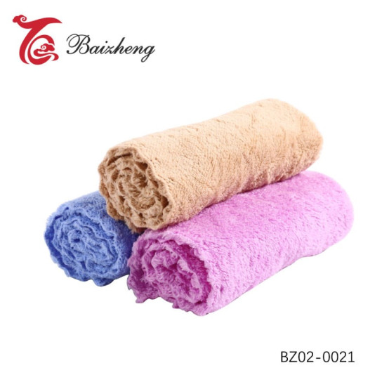 Салфетка микрофибра для сухой уборки 3 шт 30*30 см микс BZ02-0021 Baizheng (1/240)
