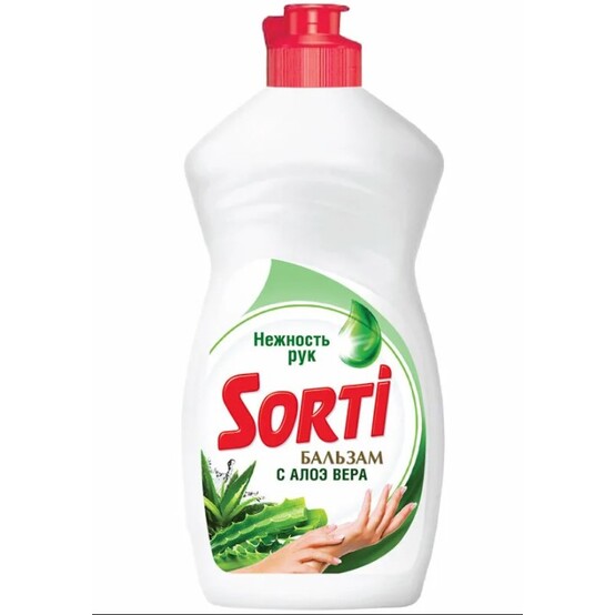 SORTI ср-во д/посуды Бальзам с Алоэ Вера 450мл/1092-3/1603-3