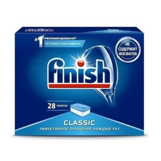 FINISH таблетки Классик для п/м машин, 28 шт/4463