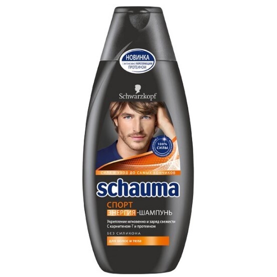 SCHAUMA (ШАУМА) Шампунь Спорт для волос и тела 380мл