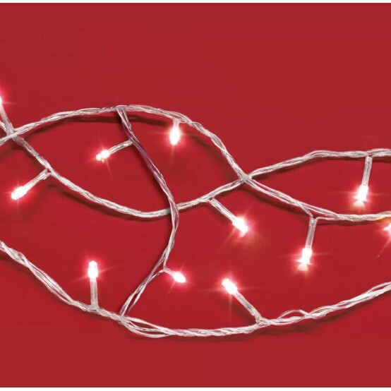 СНОУ БУМ Гирлянда эл. вьюн 9м, 100LED, розовое золото, пост. свечение, ПВХ прозрачный, 220В