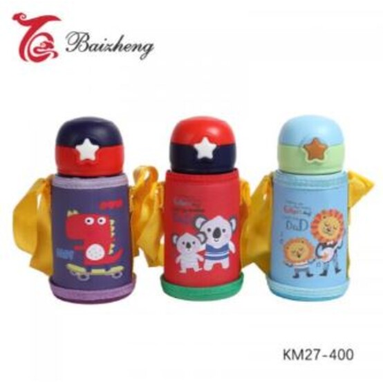 Термос пластиковый  0,4 л в ассортименте Baizheng (1/50)