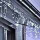 Акция! Гирлянда светодиодная  1,8*0,5 м 48 led 220 В бахрома айсикл белая Neon-night (1/20)