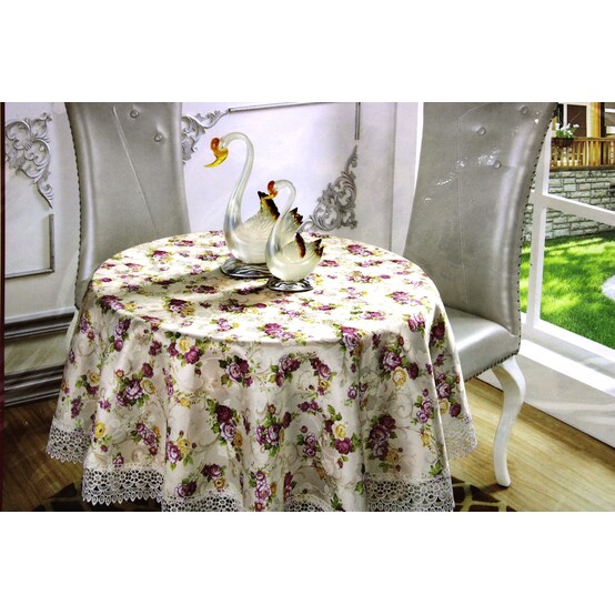 Скатерть d=150 см, круг DY658-150150