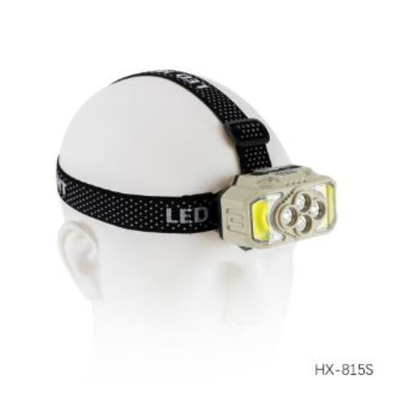 Фонарь налобный 8,5*5,2 см 2400 мАч USB аккум телескоп фокусировка 3 режима HX Baizheng (1/160)