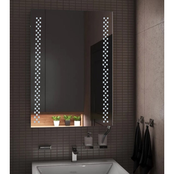 Зеркало 60*80 см с подсветкой LED-12-60*80 Зеркало 60*80 см с подсветкой LED-12-60*80