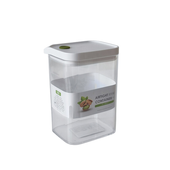 Банка пластиковая для сыпучих продуктов 1 л пласт крышка Baizheng (1/48)