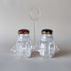 Набор пластиковый для специй 3 пр подставка прозрачный Jam Jar Fessle (1/48)