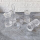 Набор пластиковый для специй 5 пр подставка прозрачный Jam Jar white Fessle (1/24)