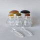 Набор пластиковый для специй 6 пр подставка прозрачный Jam Jar Fessle (1/24)