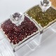 Набор пластиковый для специй 7 пр ложка подставка прозрачный Jam Jar Fessle (1/24)