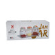 Набор пластиковый для специй 7 пр ложка подставка прозрачный Jam Jar white Fessle (1/24)