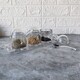 Набор пластиковый для специй 7 пр ложка подставка прозрачный Jam Jar white Fessle (1/24)